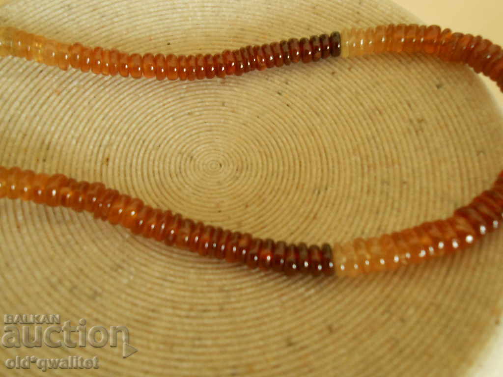 Necklace / necklace / jewelry, clasp: Silver 925, est. Hesonite - 6 Necklace / necklace / jewelry, clasp: Silver 925, est. Hesonite - 6