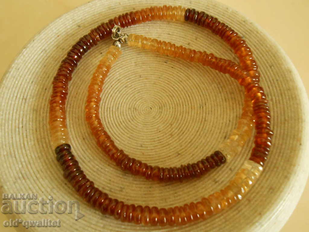 Necklace / necklace / jewelry, clasp: Silver 925, est. Hesonite - 7 Necklace / necklace / jewelry, clasp: Silver 925, est. Hesonite - 7