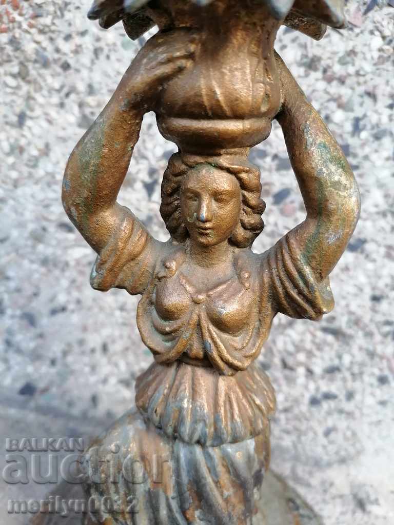 Bronze statuette candlestick sculpture figure with price 119.00 BGN | € 60.84 Bronze statuette candlestick sculpture figure with price 119.00 BGN | € 60.84