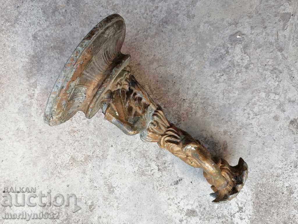 Delivery of Bronze statuette candlestick sculpture figure Delivery of Bronze statuette candlestick sculpture figure