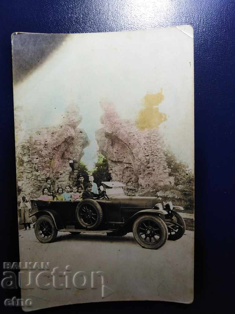 FOTO REALĂ-FIAT 501 TORPEDO, 1923. Hisarya, mașină retro