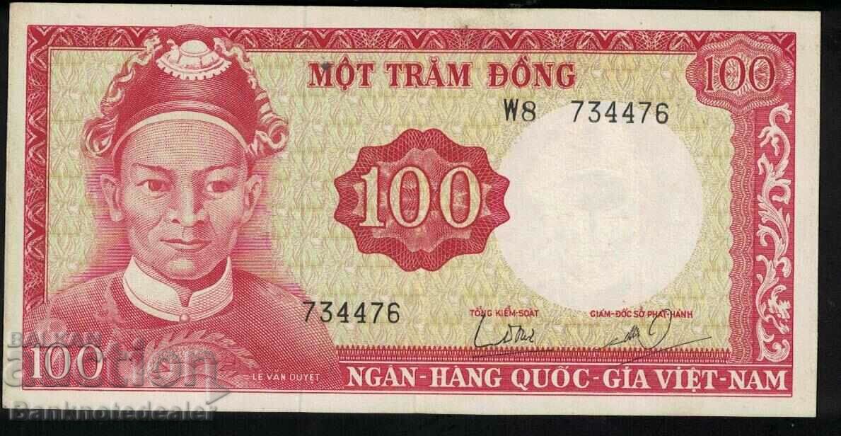 Vietnamul de Sud 100 Dong 1966 Pick 19a Unc Ref 4476