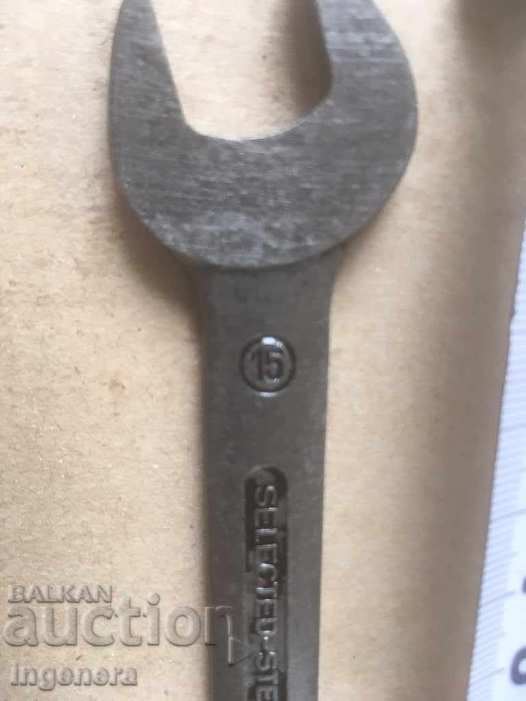 BRAND WRENCH BRAND TOOL ELDI 14/15 GERMANY with price 8.00 BGN | € 4.09