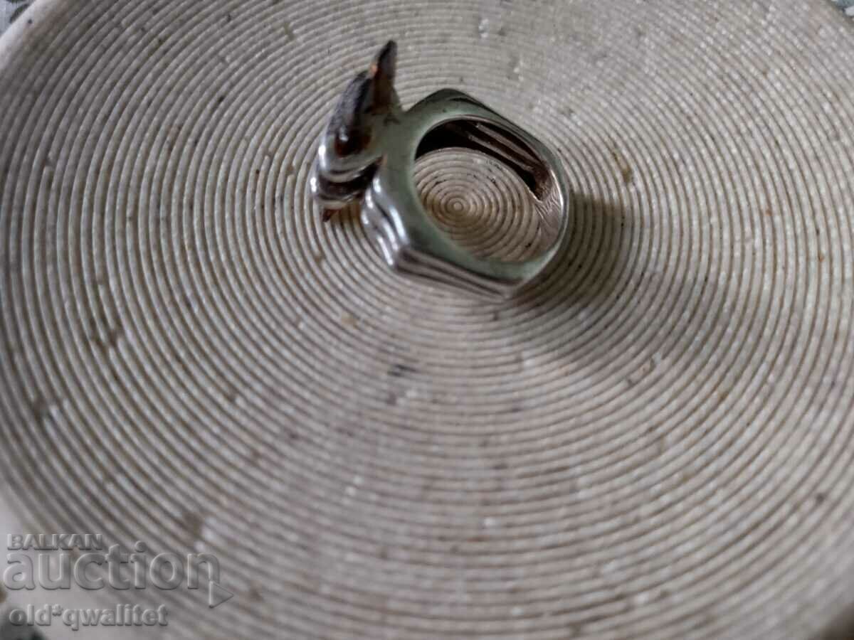 Ring, silver with unique craftsmanship - 6 Ring, silver with unique craftsmanship - 6