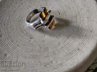 Ring, silver with unique craftsmanship