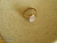 Δαχτυλίδι - ασήμι, Morganite και λευκό τοπάζι, ασήμι 925