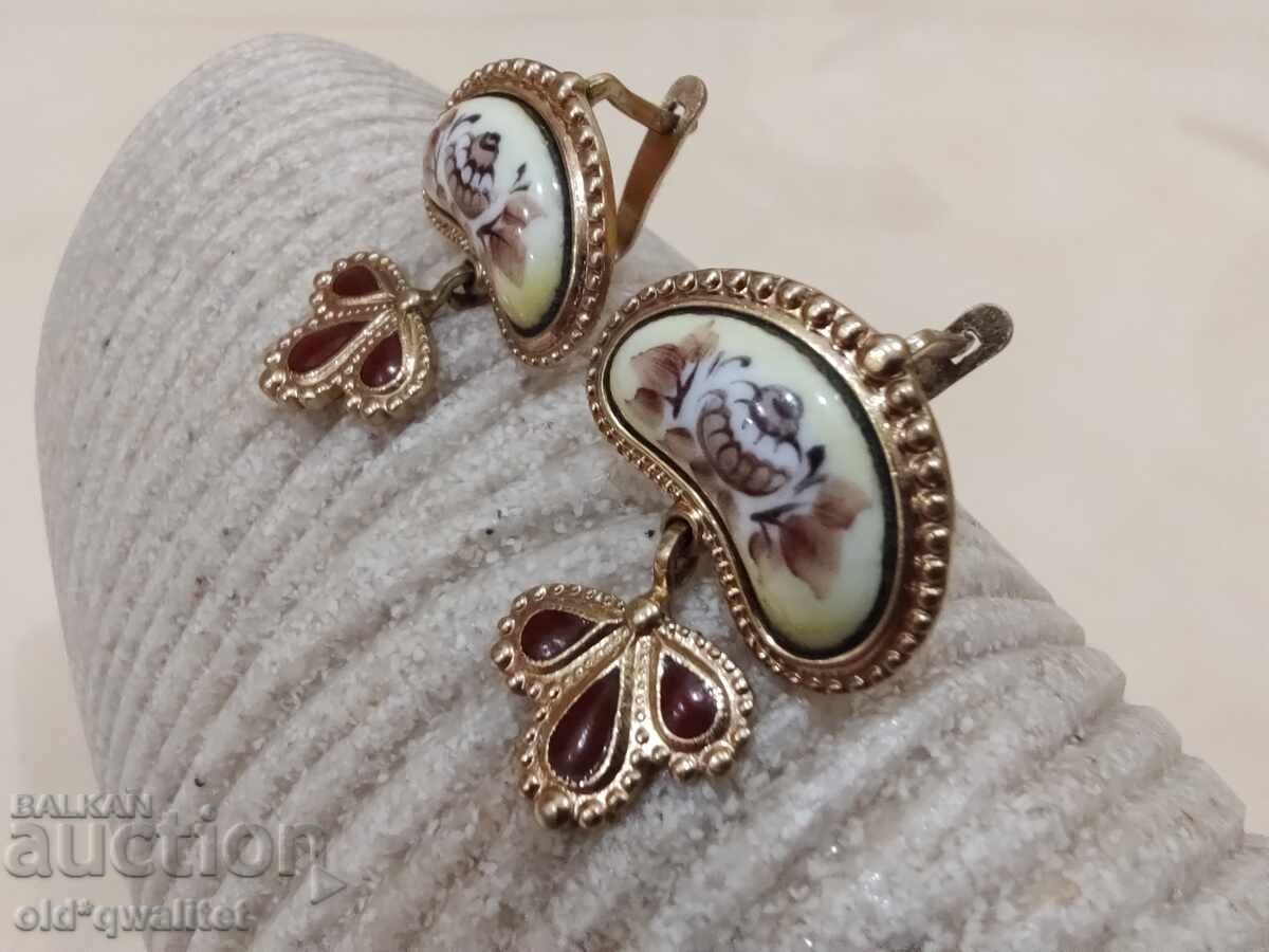Old quality - beautiful earrings, before 1989, USSR - 5 Old quality - beautiful earrings, before 1989, USSR - 5
