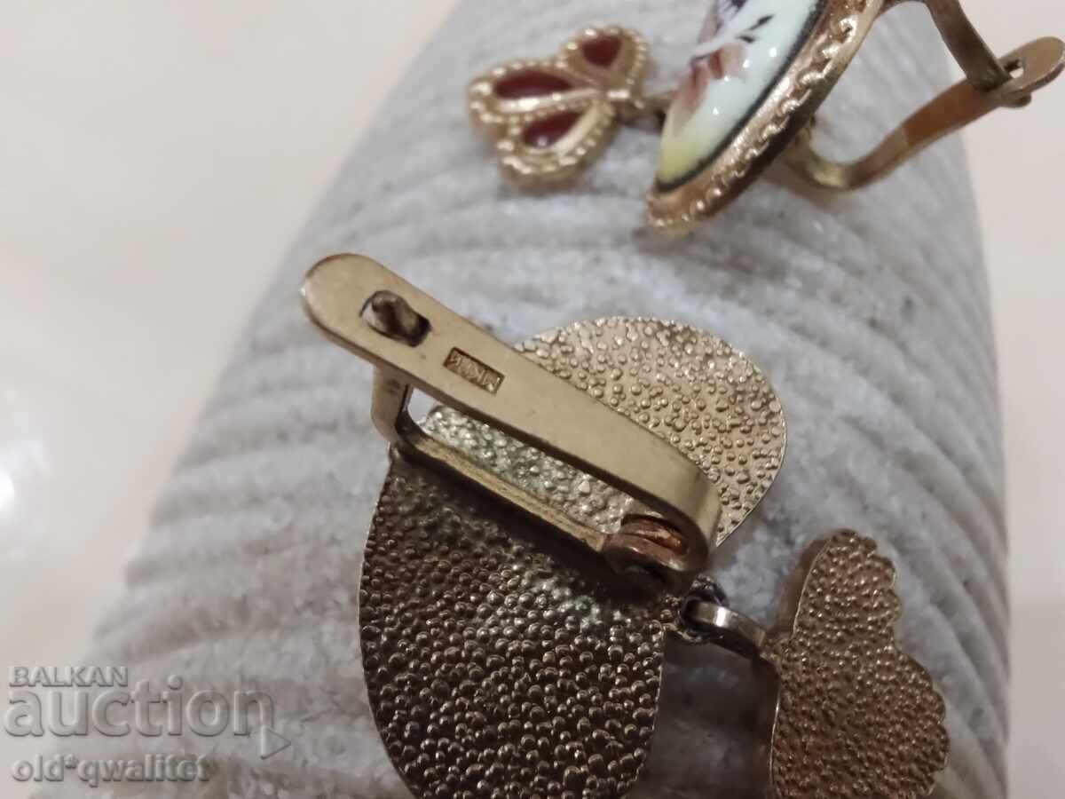 Old quality - beautiful earrings, before 1989, USSR - 7 Old quality - beautiful earrings, before 1989, USSR - 7