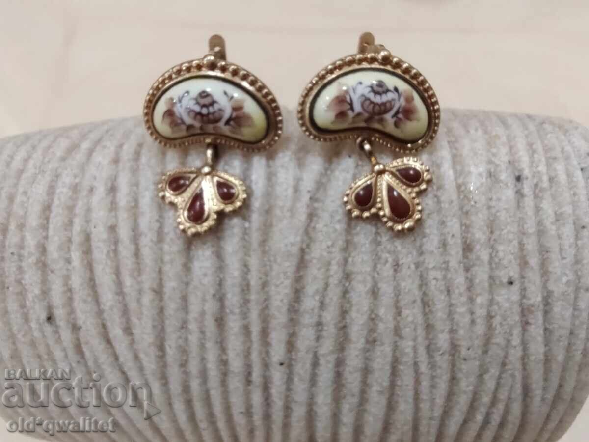 Old quality - beautiful earrings, before 1989, USSR Old quality - beautiful earrings, before 1989, USSR