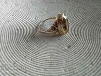 Old quality gold Ring, Citrine Gold 585