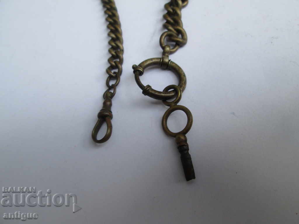 AUTHENTIC OLD KUSTEK FOR TURKISH POCKET WATCH WITH KEY with price 40.00 BGN | € 20.45