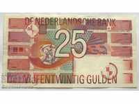 Netherlands 25 Gulden 1999 Pick 100 Ref 8929