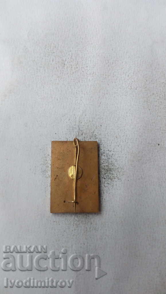 Badge XXXV Ispe-lsph 1949 - 1984 with price 2.35 BGN | € 1.20 Badge XXXV Ispe-lsph 1949 - 1984 with price 2.35 BGN | € 1.20