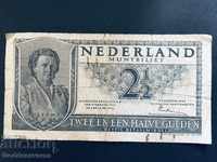 Netherlands 2 2/1 Gulden 1949 Pick 73 Ref 5989