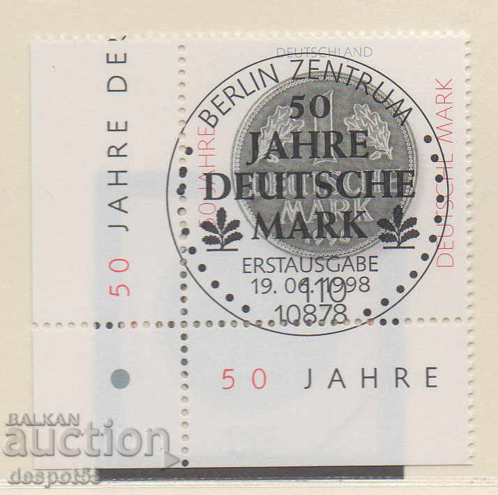 1998. GFR. 50ή επέτειος της γερμανικής μάρκας.