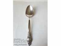 Large silver-plated spoon