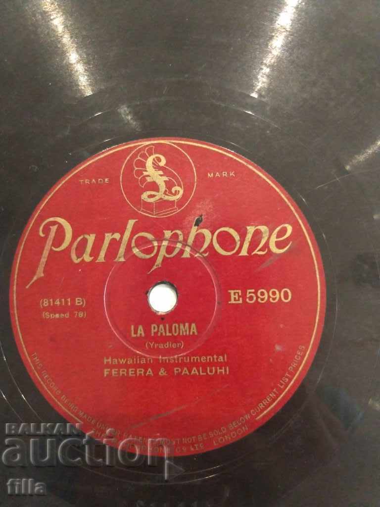 Delivery of Plate, 1927, Frank Ferera / J. K. Paaluhi, Parlophone, E 5990