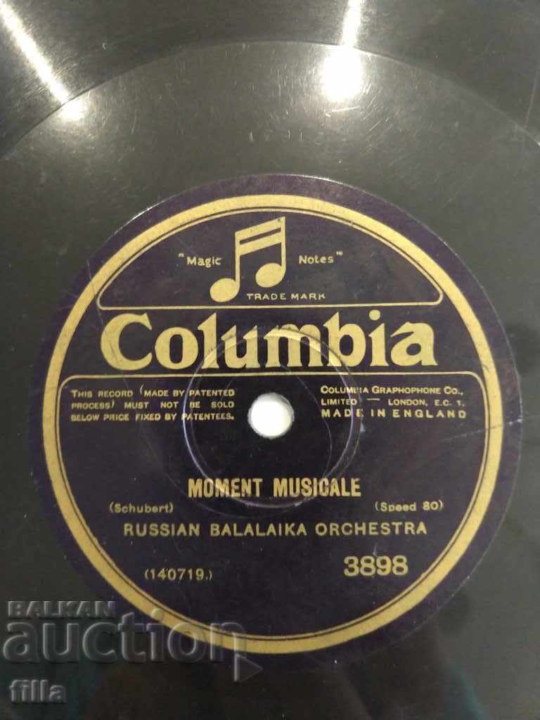 Plate, 1926, Russian Balalaika Orchestra, Columbia, 3898 with price 9.90 BGN | € 5.06 Plate, 1926, Russian Balalaika Orchestra, Columbia, 3898 with price 9.90 BGN | € 5.06