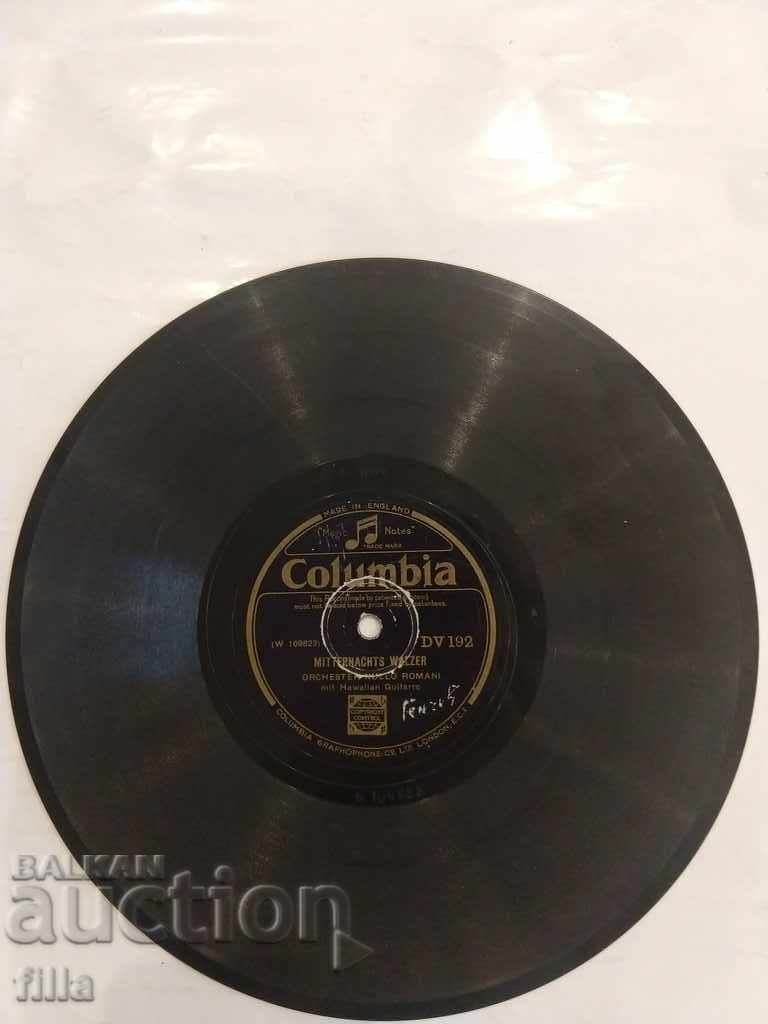 Auction Plate, 1925, Nullo Romani Orchestra, Columbia, DV 192 Auction Plate, 1925, Nullo Romani Orchestra, Columbia, DV 192