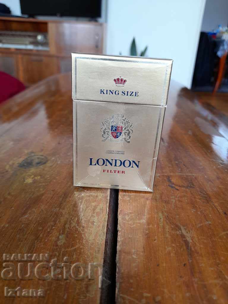 Old box of London cigarettes