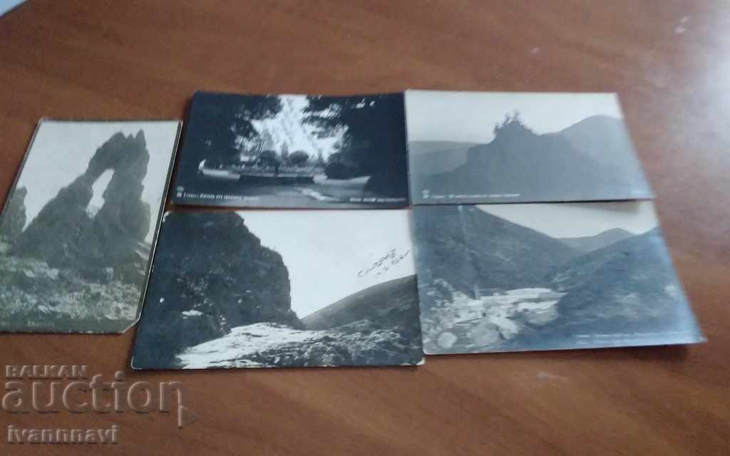 Sliven old cards 5 pieces
