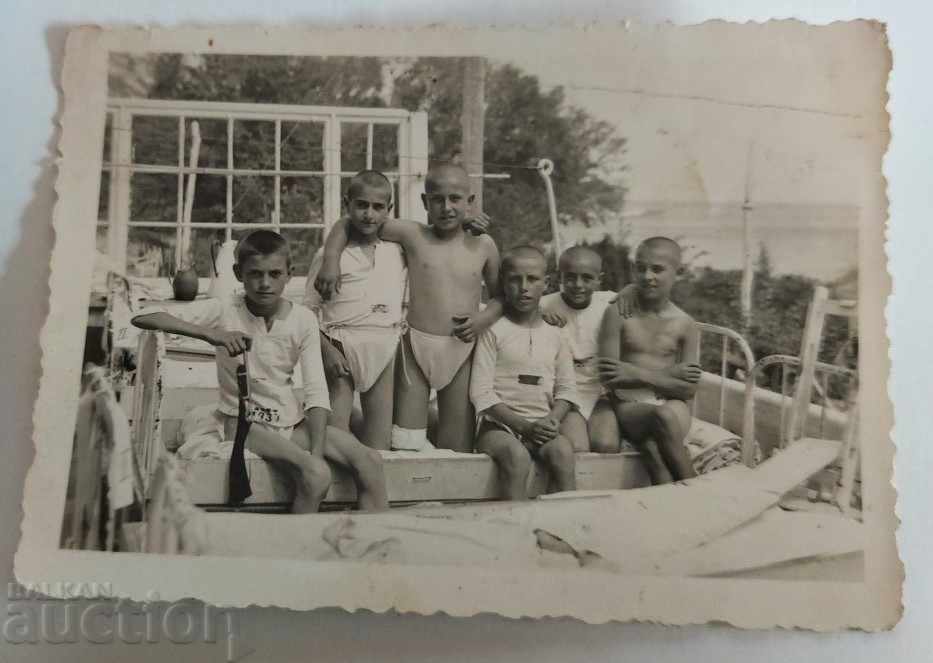 CHILDREN AT SEA SANATORIUM KINGDOM BULGARIA PHOTO PHOTO