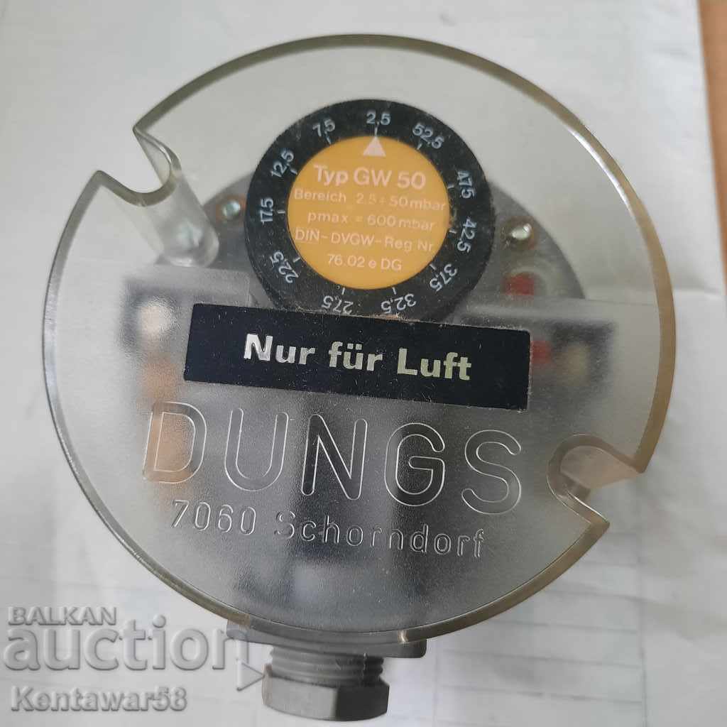 Pressure switch "DUNGS" GW 50 - new