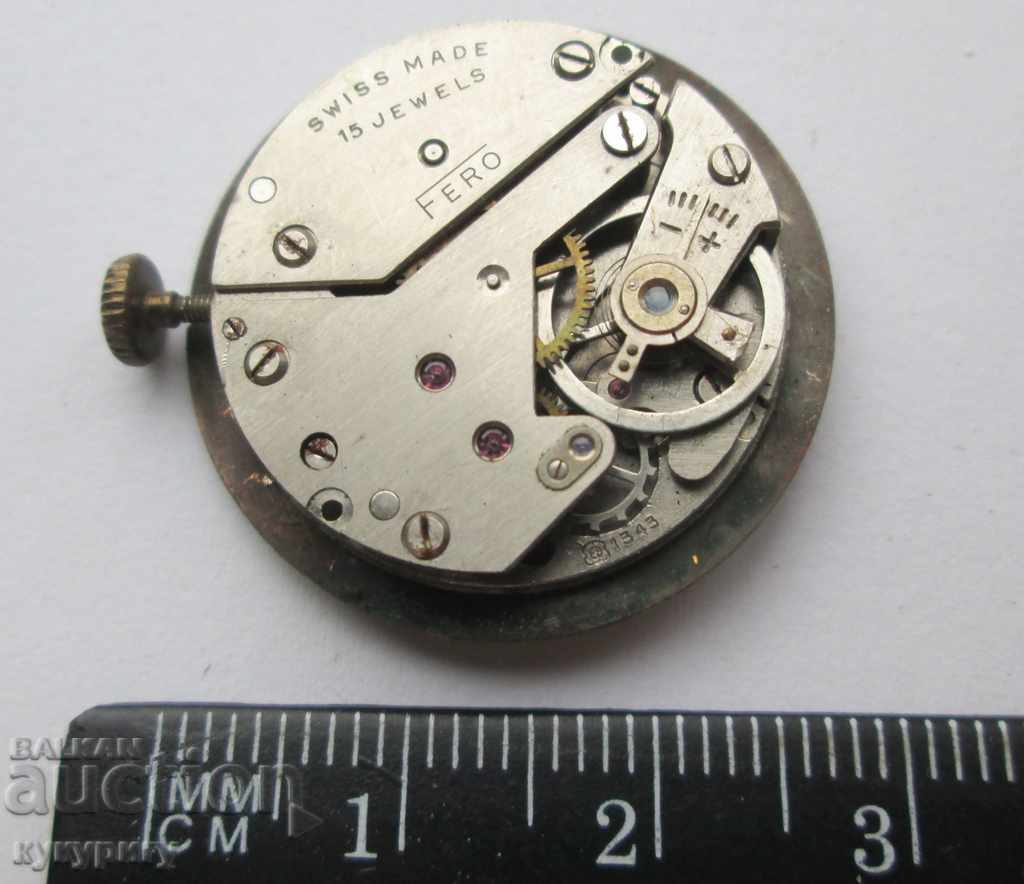 Old Swiss mechanical watch FERO for light repairs - 6 Old Swiss mechanical watch FERO for light repairs - 6