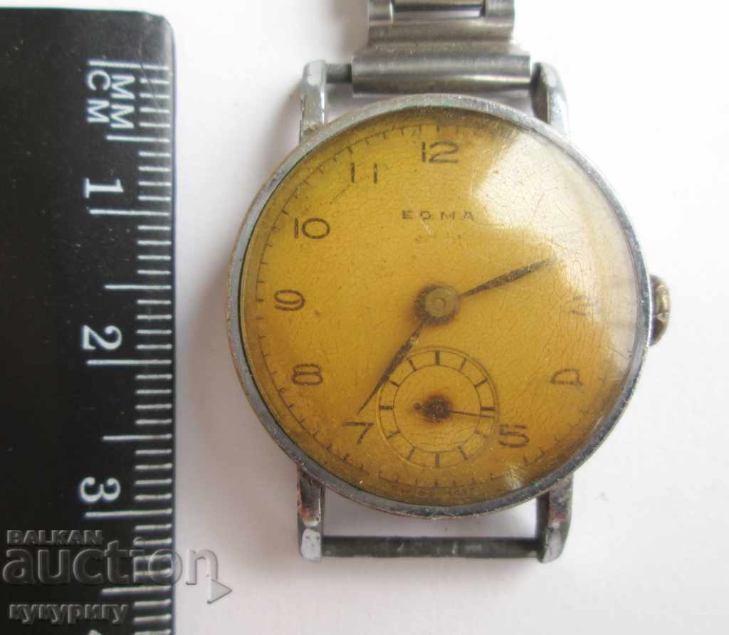 Παλαιό ελβετικό μηχανικό ρολόι EDMA για επισκευή - 6 Παλαιό ελβετικό μηχανικό ρολόι EDMA για επισκευή - 6