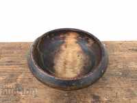 Very old wooden harbor / bowl. №0233
