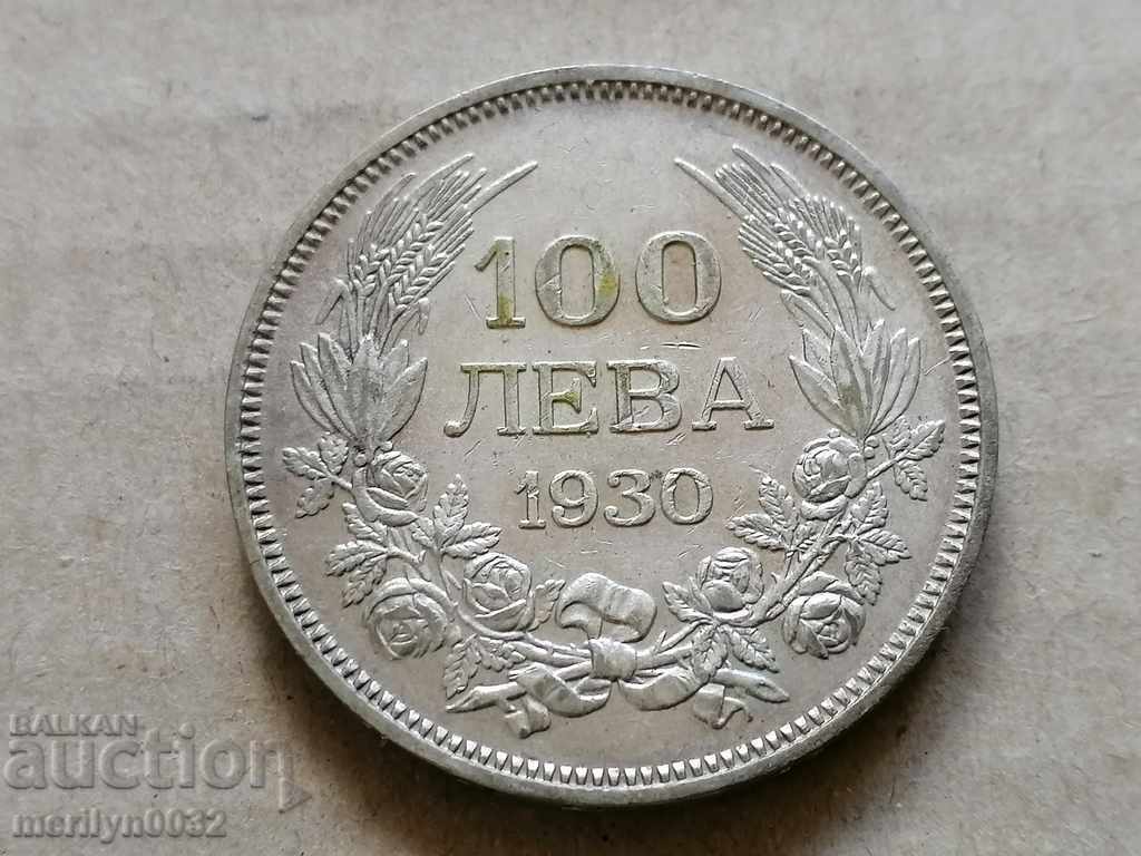 Coin 100 leva 1930 year Kingdom of Bulgaria silver Coin 100 leva 1930 year Kingdom of Bulgaria silver