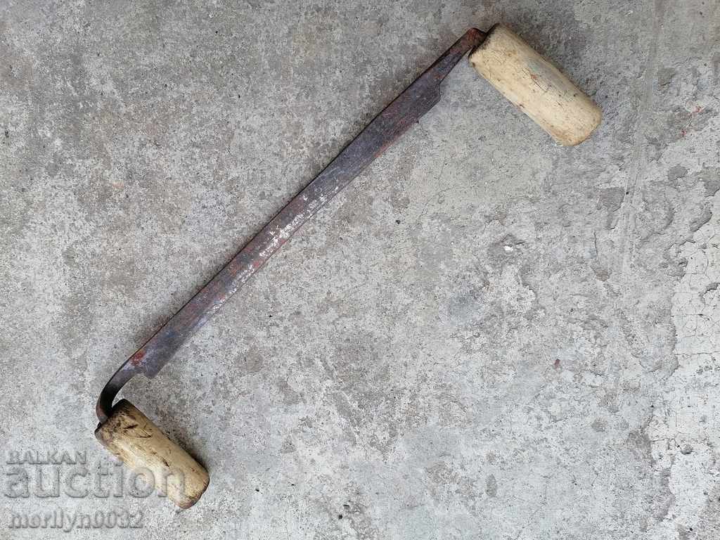 Παράδοση Παλιά σφυρήλατο σίδερο εργαλείο Rukan τρίφτη ξυλείας Παράδοση Παλιά σφυρήλατο σίδερο εργαλείο Rukan τρίφτη ξυλείας