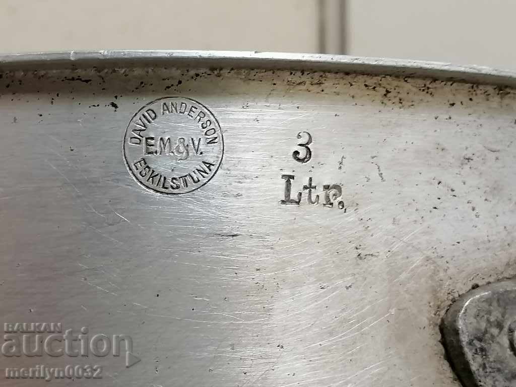 Auction Aluminum Jewish frying pan World War II WW2 Auction Aluminum Jewish frying pan World War II WW2