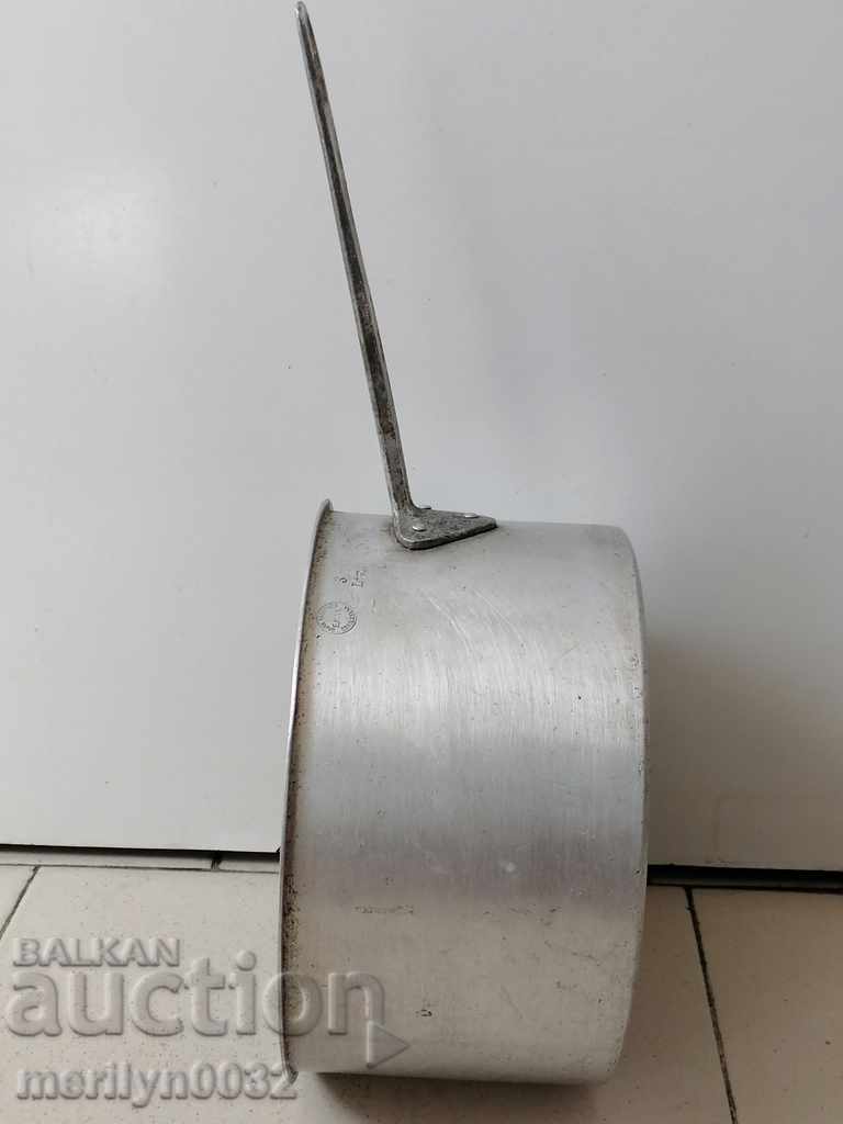 Aluminum Jewish frying pan World War II WW2 - 5 Aluminum Jewish frying pan World War II WW2 - 5