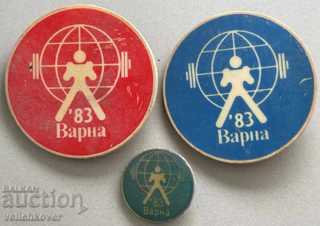 30162 Ευρωπαϊκό Πρωτάθλημα Barbell Βουλγαρίας Βάρνα 1983