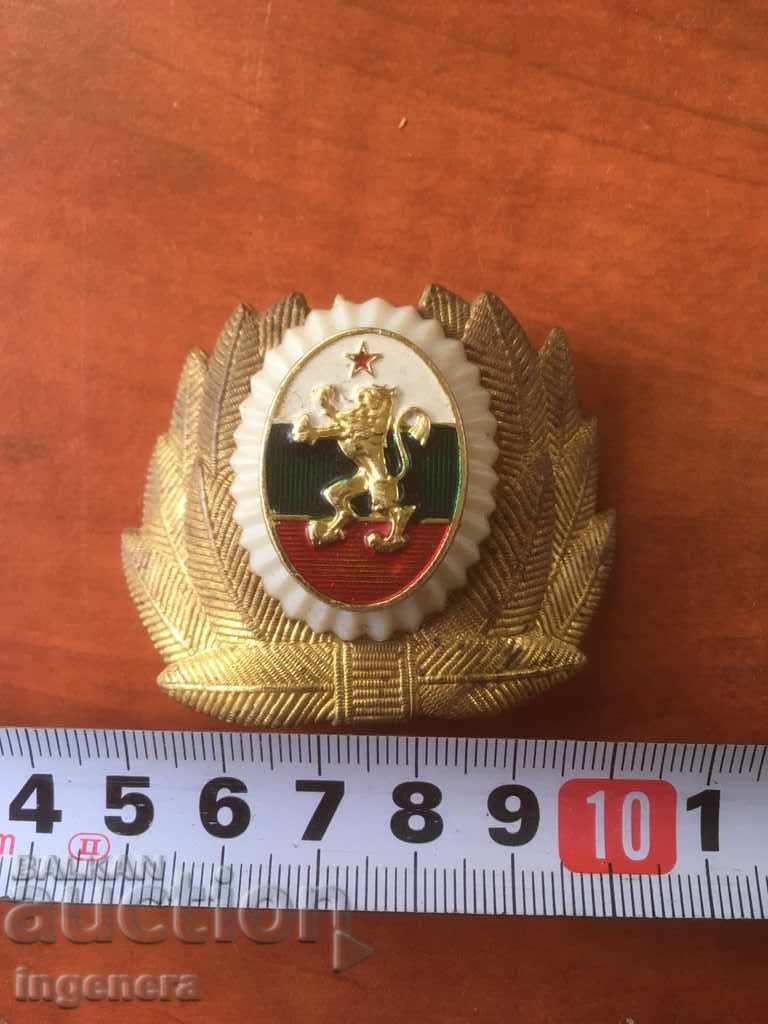 COCKARD HAT METAL LION MILITARY BULGARIA SIGN EMBLEM with price 6.00 BGN | € 3.07