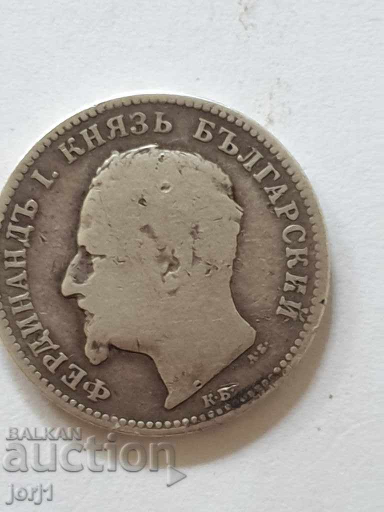old silver coin Prince Ferdinand - 5 old silver coin Prince Ferdinand - 5