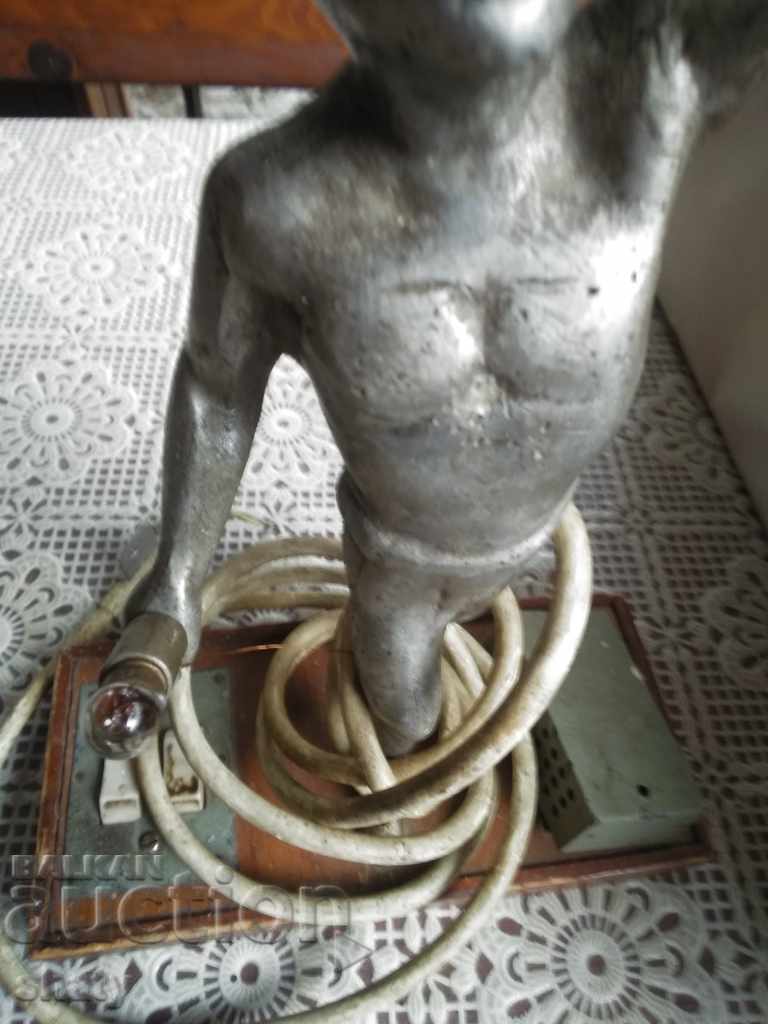 Delivery of An old lamp. Sculpture lamp Delivery of An old lamp. Sculpture lamp