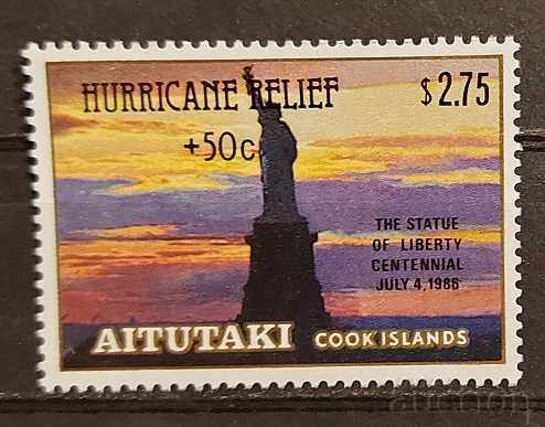 Aitutaki 1987 Buildings/Overprint MNH