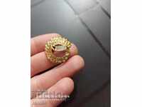 BROOCH - STONES - GOLD