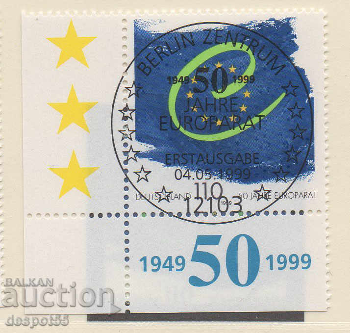 1999. GFR. 50th anniversary of the Council of Europe.