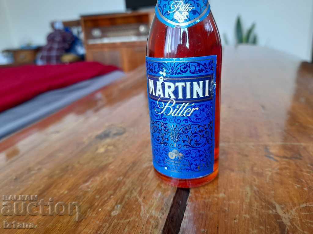 Auction  Old Martini Bitter bottle