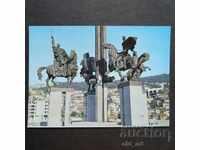 Пощенска картичка - гр. Велико Търново, Паметник Асеневци