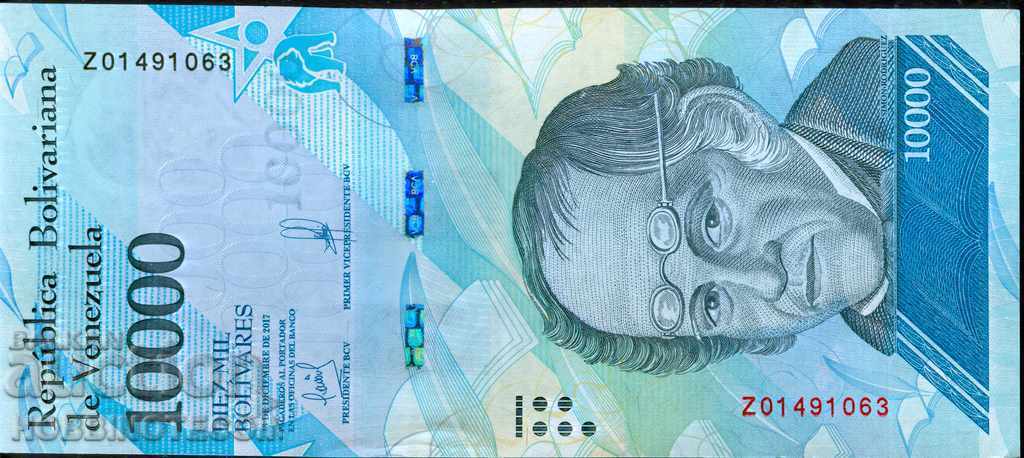 VENEZUELA VENEZUELA 10000 series Z issue 2017 NEW UNC