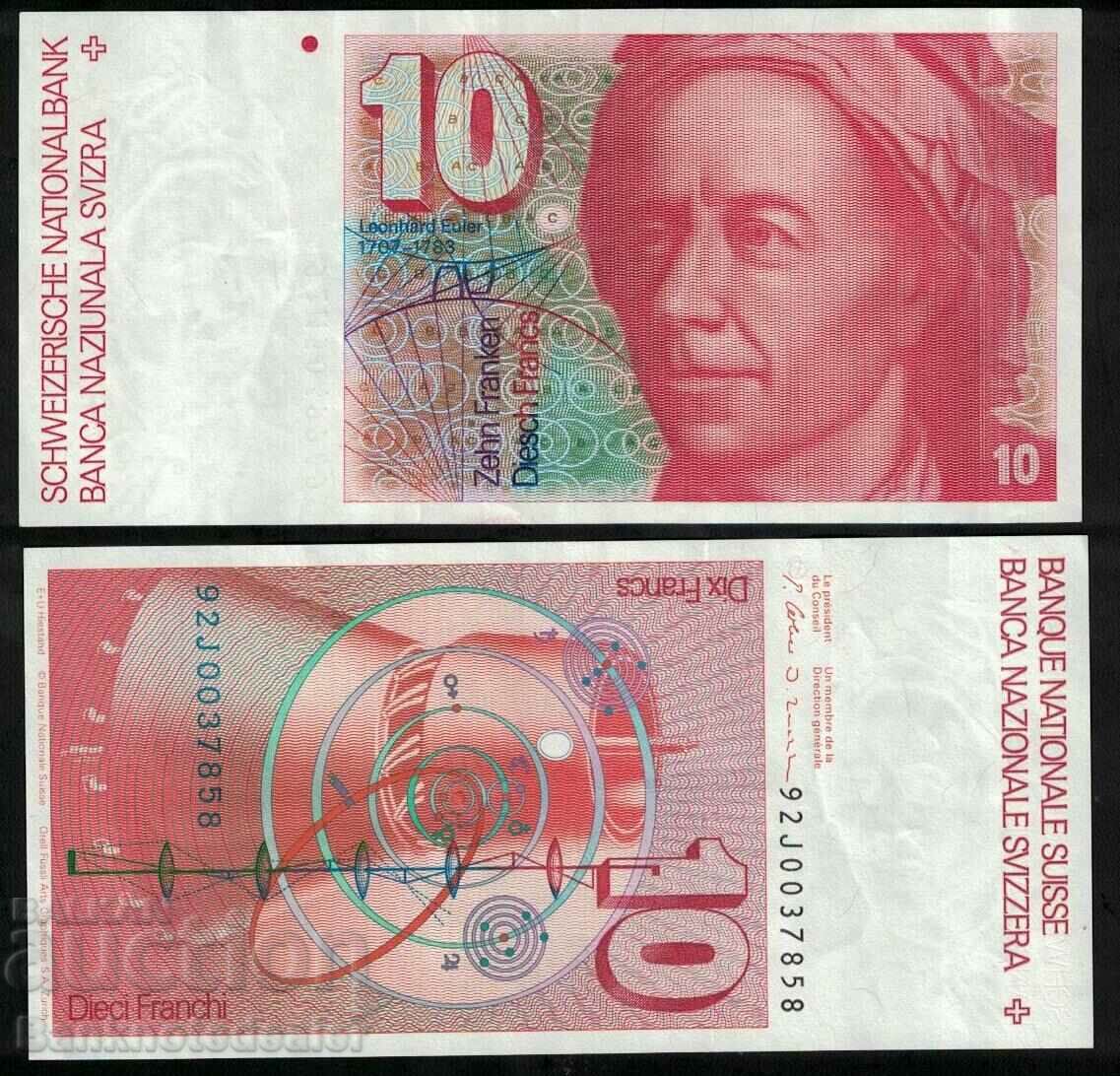 Ελβετία 10 Francs 1976 Pick 53 Ref 7058