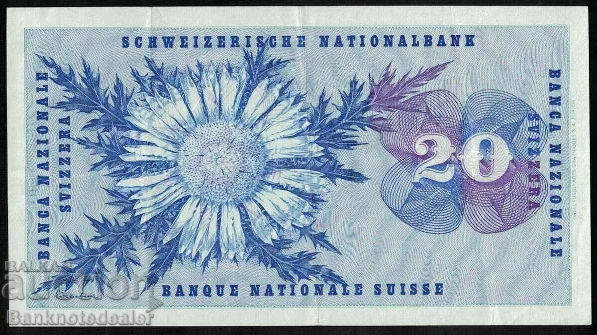 Switzerland 20 Francs 1974 Pick 46 Ref 8355 with price 40.00 BGN | € 20.45 Switzerland 20 Francs 1974 Pick 46 Ref 8355 with price 40.00 BGN | € 20.45