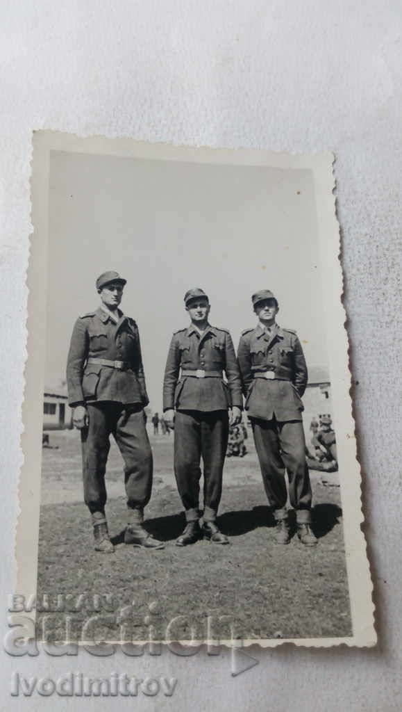 Снимка Трима германски войници