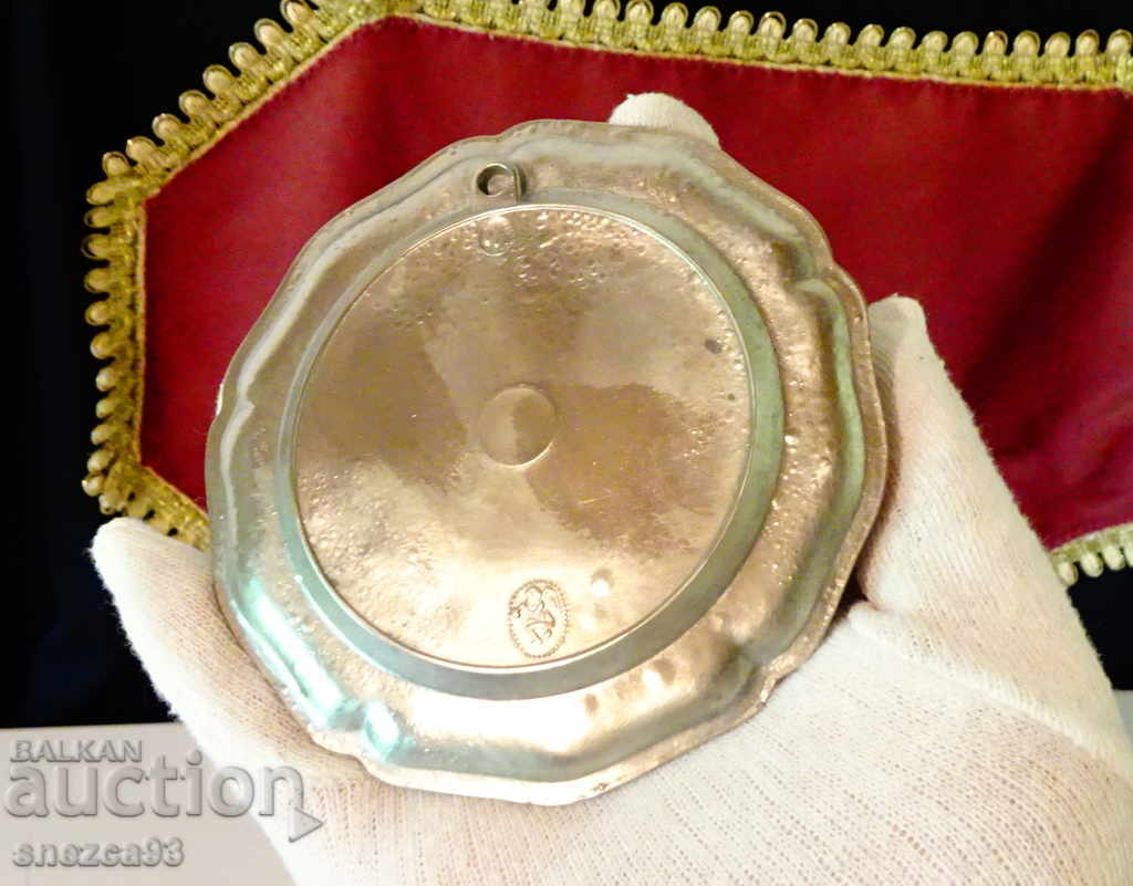 Pewter Plate with Wine Production Painting with price 5.00 BGN | € 2.56