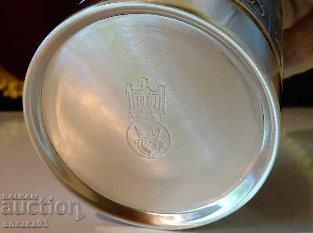 Delivery of Pewter mug, cup, flowers, 300 ml Delivery of Pewter mug, cup, flowers, 300 ml