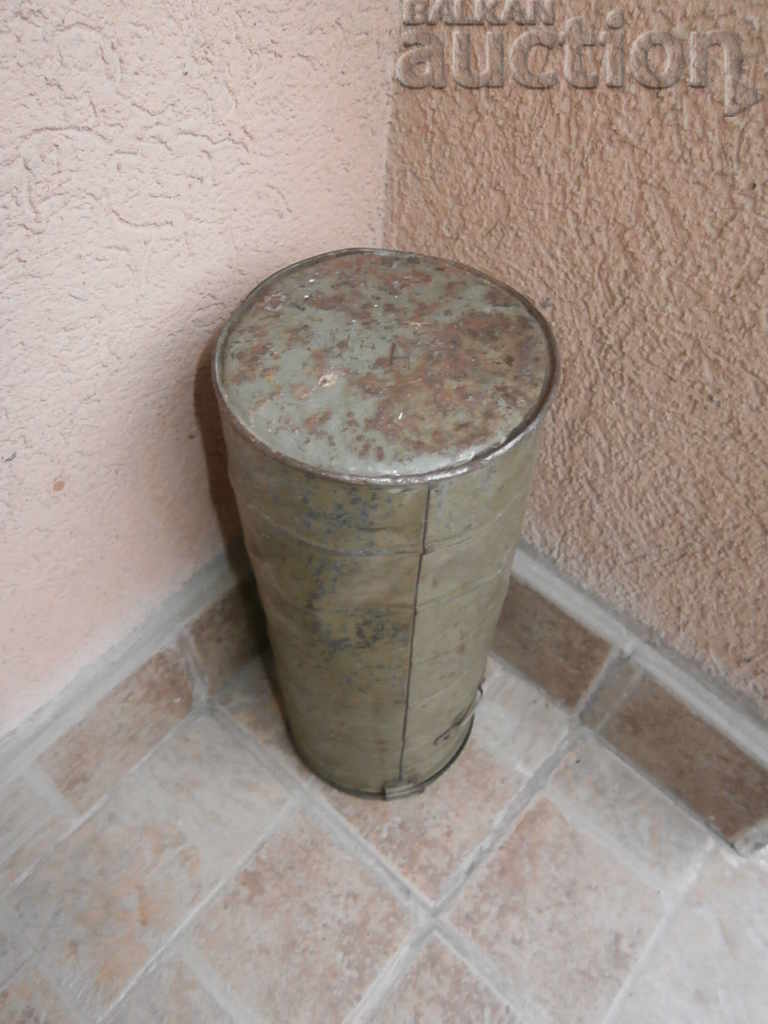 metal box of gas mask kingdom Bulgaria 30s - 6 metal box of gas mask kingdom Bulgaria 30s - 6